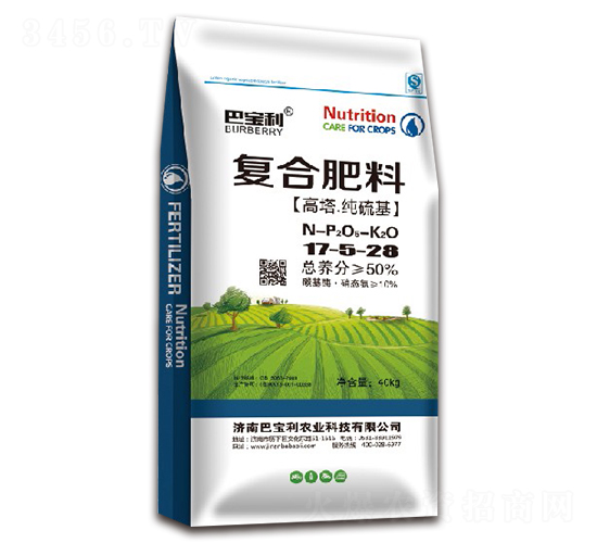 高塔純硫基復(fù)合肥料17-5-28-巴寶利農(nóng)