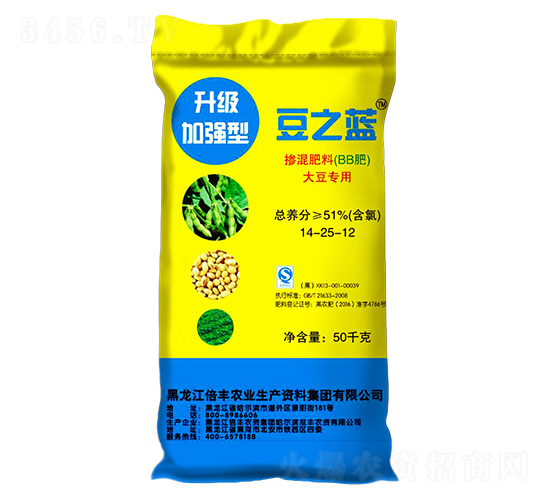 大豆專用摻混肥料（升級加強型）14-25-12-豆之藍-倍豐農業
