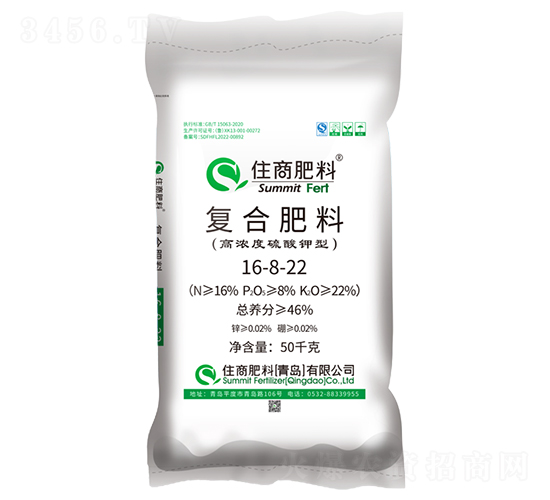 硫酸鉀型復合肥料16-8-22-住商肥料