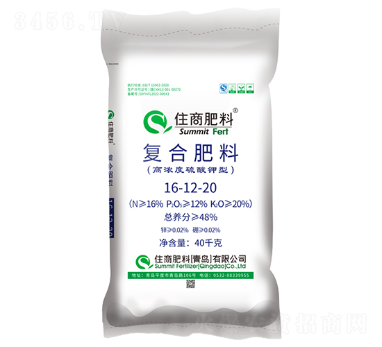 硫酸鉀型復合肥料16-12-20-住商肥料