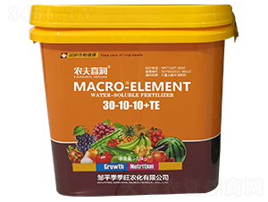 大量元素水溶肥料30-10-10+TE-農夫喜潤-季季旺